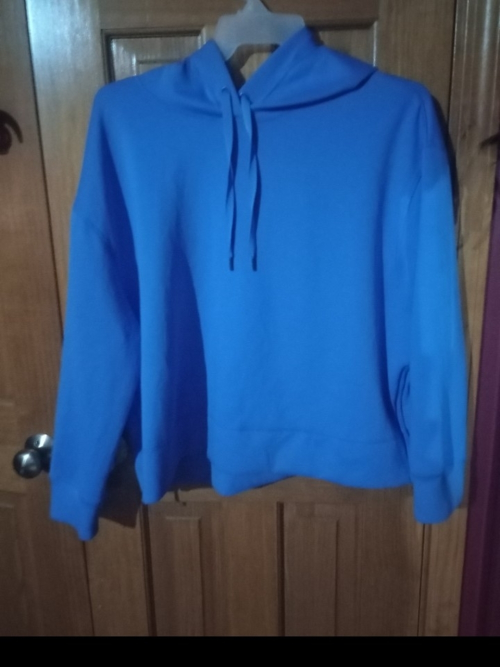 Avia Royal Blue Women's Cowl Hoodie Sweater